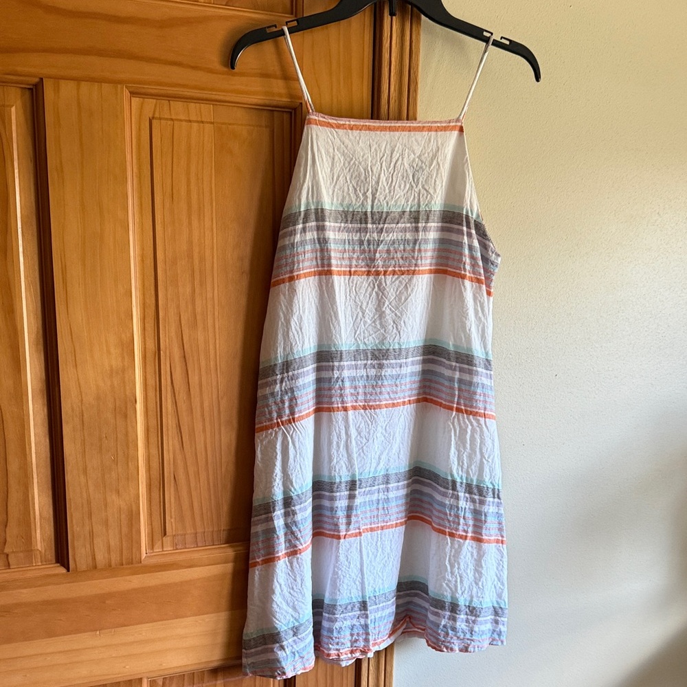 Echo Striped Linen Sundress